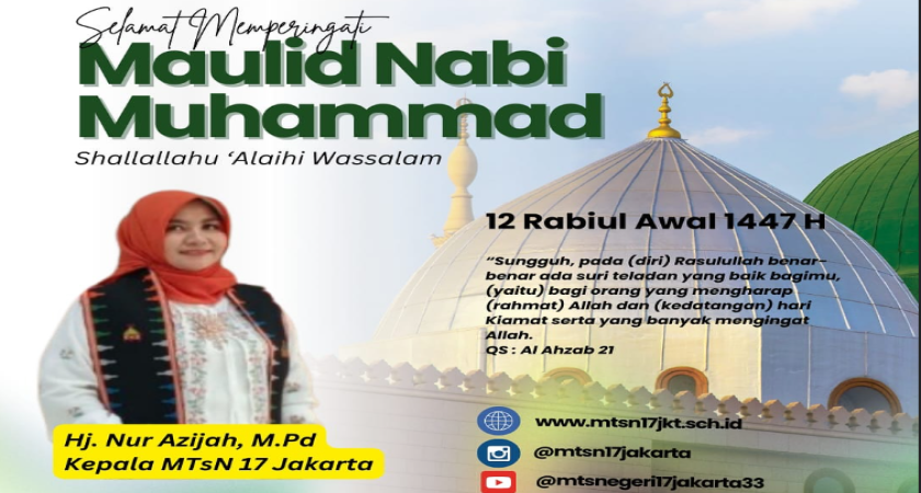 Selamat Memperingati Maulid Nabi Muhammad SAW 1447 Hijriah