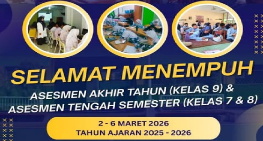 MTsN 17 Jakarta Selenggarakan Asesmen Semester Genap