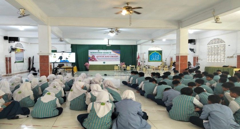 E-Newspaper MTsN 17 Jakarta selenggarakan Sanlat Ramadhan 1446 H