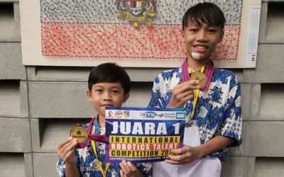 Tim Robotik MTs Negeri 17, Raih Juara 1 Kompetisi di International Robotik Malaysia Univeristi